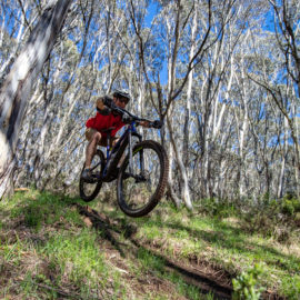 The High Mile mountain bike track at Dinner Plain